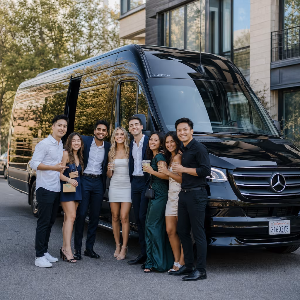 Birthday party bus