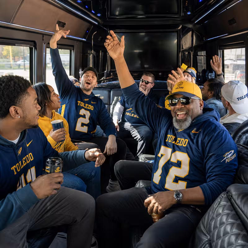 Toledo Sporting Event Transportation fleet vehicle
