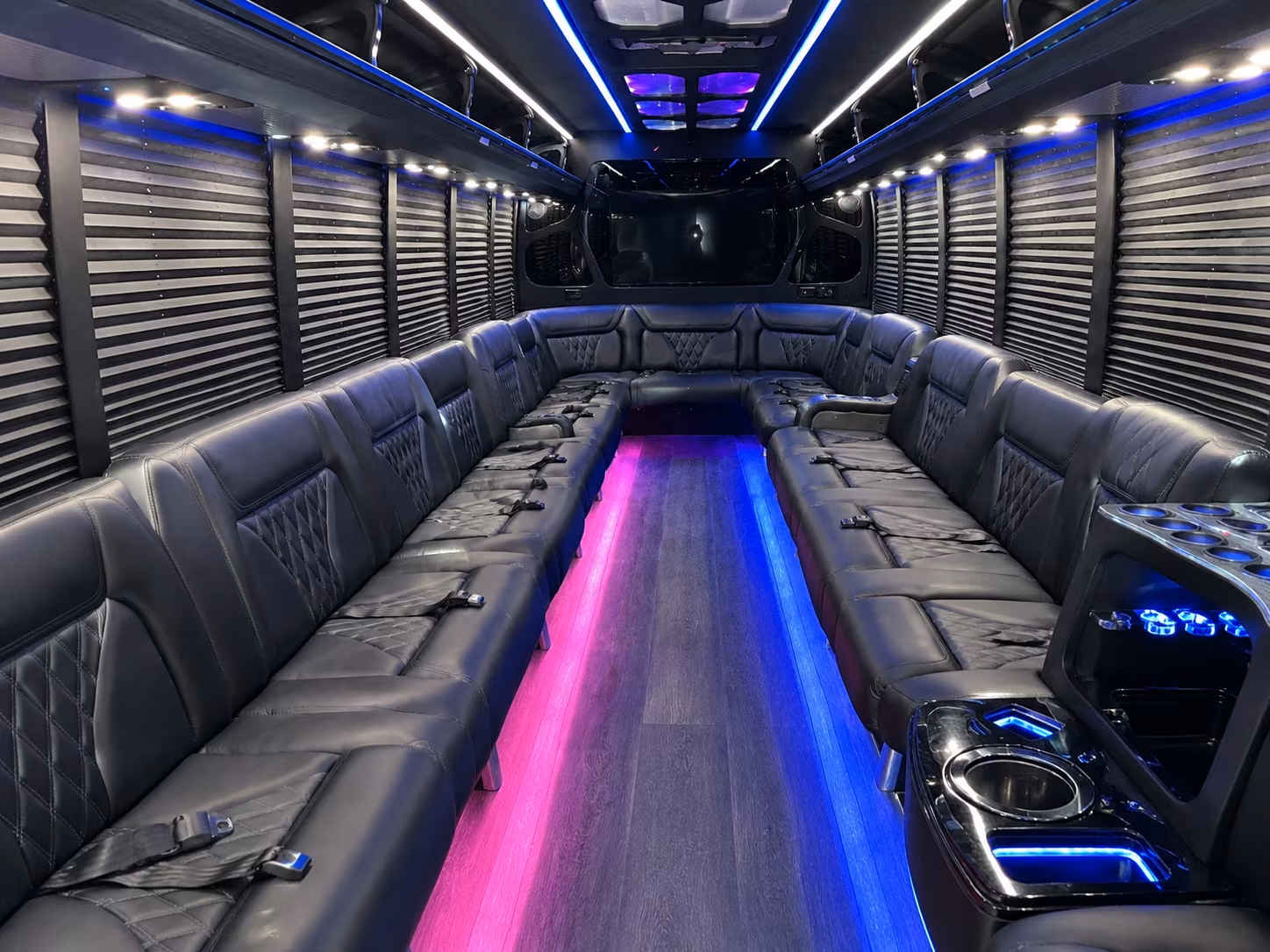 Toledo Private Event Transportation party bus exterior