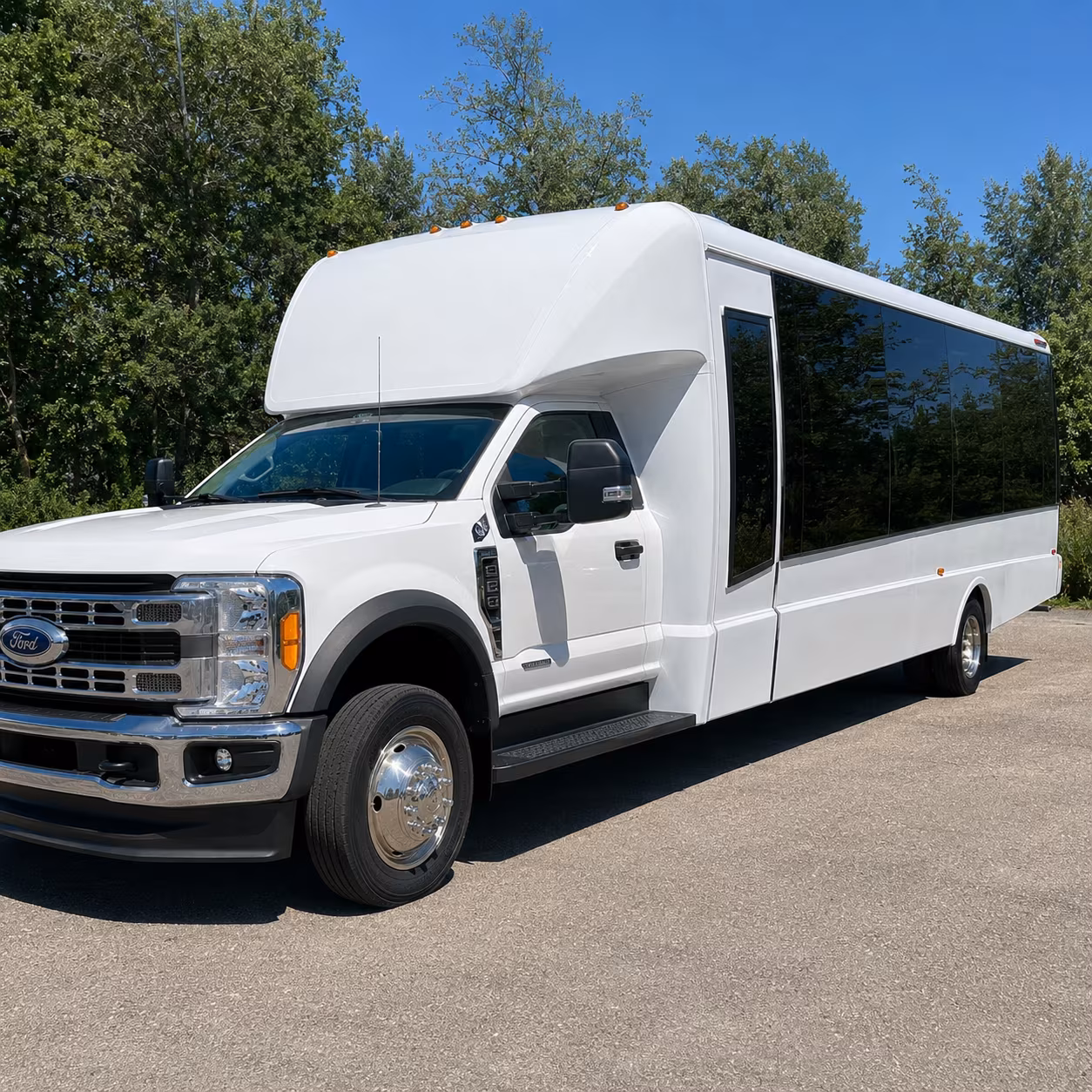 Toledo School Event Transportation party bus exterior