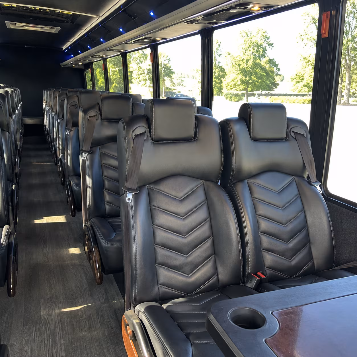 Toledo School Event Transportation party bus exterior