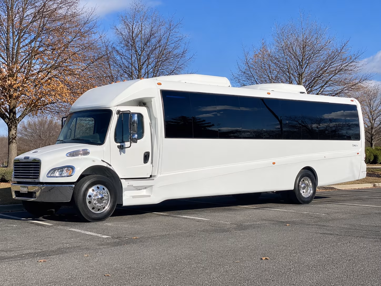 Toledo Sporting Event Transportation party bus exterior
