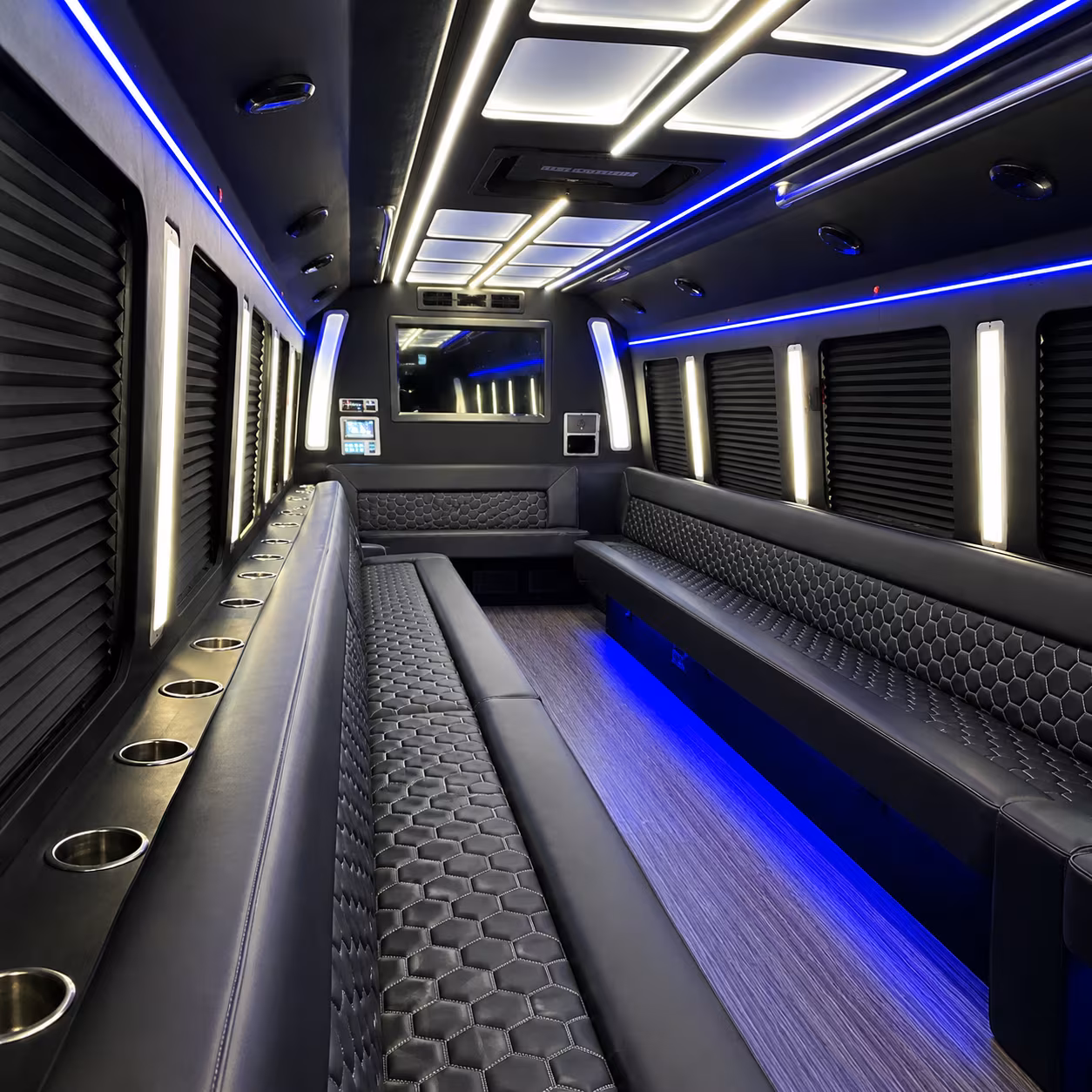 Toledo Wedding Transportation party bus exterior